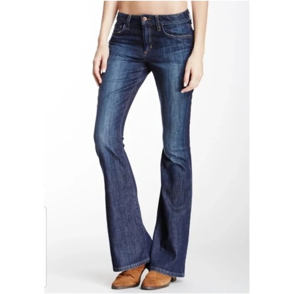 Joe's Jeans Denim - Joe's Jeans Visionaire Dark Blue Flare Jeans